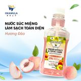 Nước súc miệng làm sach toàn diện hương trái cây OKAMULA Fresh Effect & Total Care 230ml
