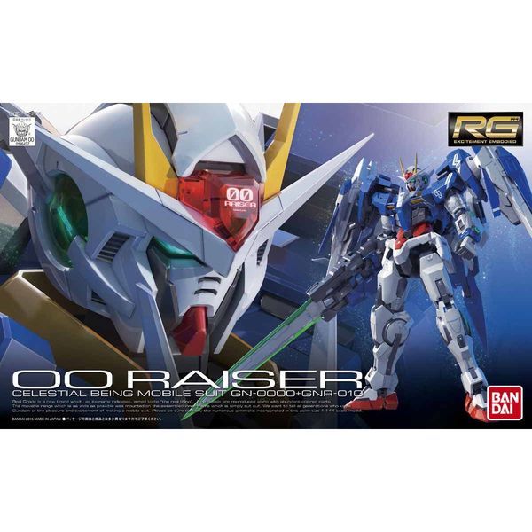  GN-0000+GNR-010 00 Raiser - RG - 1/144 - Mô hình Gundam chính hãng Bandai 
