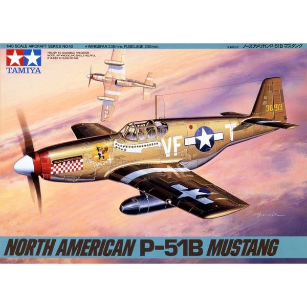  North American P-51B Mustang 1/48 - Tamiya 61042 