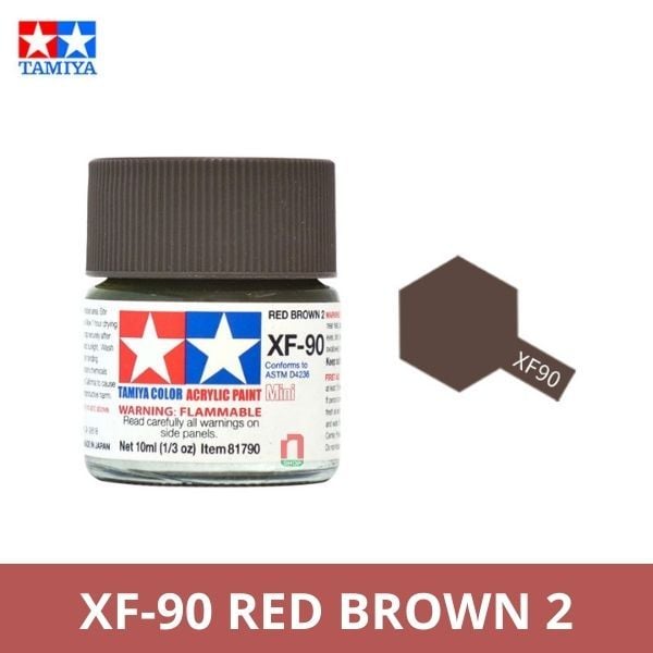 Tamiya 81790 XF90 Red Brown 2 - 10ml