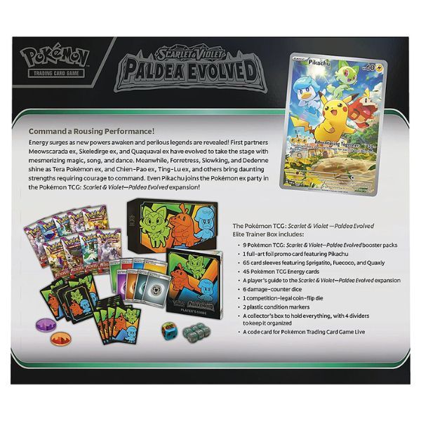  PE47 - Bài Pokemon TCG Scarlet & Violet Paldea Evolved Elite Trainer Box 