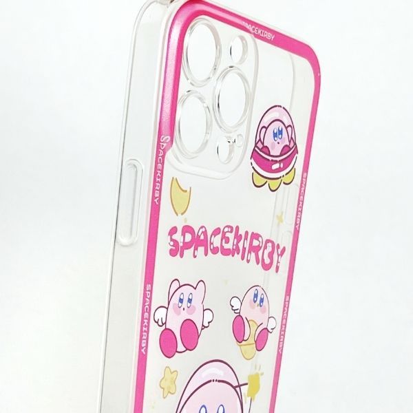  Case điện thoại Space Kirby bằng nhựa cho iPhone 13/Pro/Pro Max 