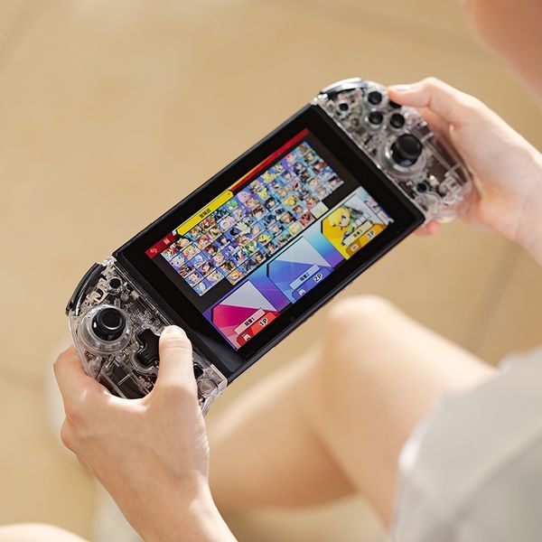  Tay cầm IINE Split Pad Pro Joy-con cho Nintendo Switch - Trong Suốt 