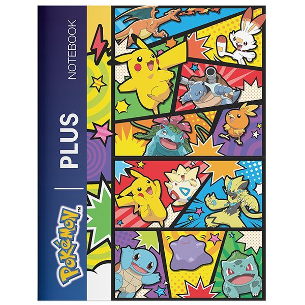  Tập học sinh Notebook B5 Pokemon kẻ ngang 200 trang Xanh dương đậm 