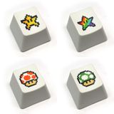  Set 16 nút Keycap Super Mario Pixel Retro Art cho phím cơ 