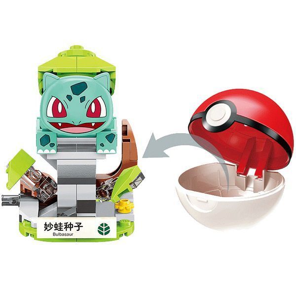  Đồ chơi lắp ráp xếp hình Pokemon Mini Bulbasaur Keeppley - B0104 