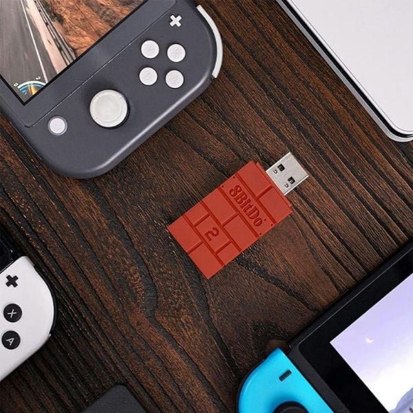  8BitDo USB Wireless Adapter 2 hỗ trợ tay PS4, PS5, Xbox cho Nintendo Switch, PC, Steam Deck 
