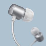  Tai nghe có dây Anker SoundBuds Verve kèm mic chính hãng - White Silver - A3801 