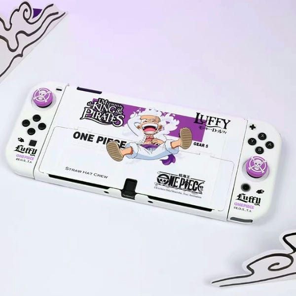  Ốp lưng máy Switch OLED kèm case Joy-con One Piece Luffy Gear 5 - L908 