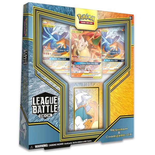  PB117 - Thẻ Bài Pokemon Reshiram & Charizard-GX League Battle Deck 