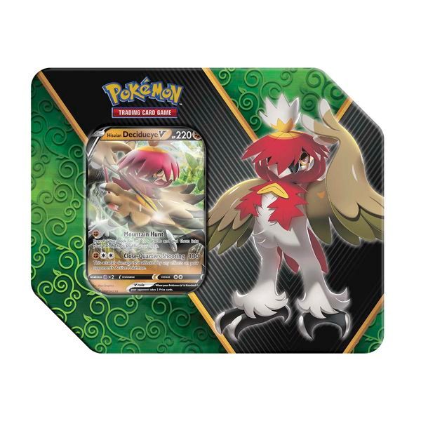  PT84 - Thẻ bài Pokemon TCG Divergent Powers Tin Hisuian Decidueye V 