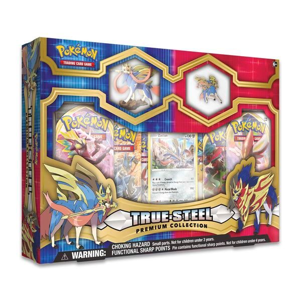  PB129 - Thẻ bài Pokemon True Steel Premium Collection - Zacian 