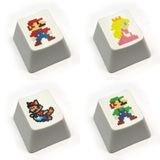  Set 16 nút Keycap Super Mario Pixel Retro Art cho phím cơ 