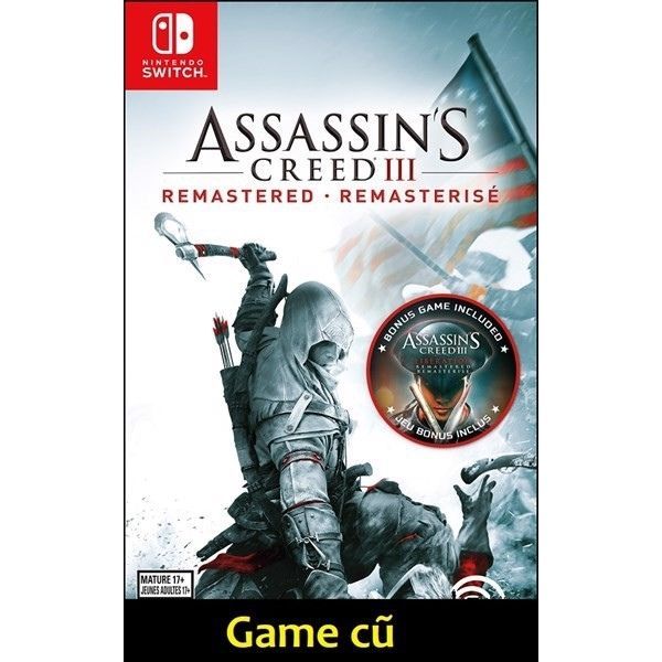  Assassin's Creed III Remastered cho Nintendo Switch [Second-Hand] 