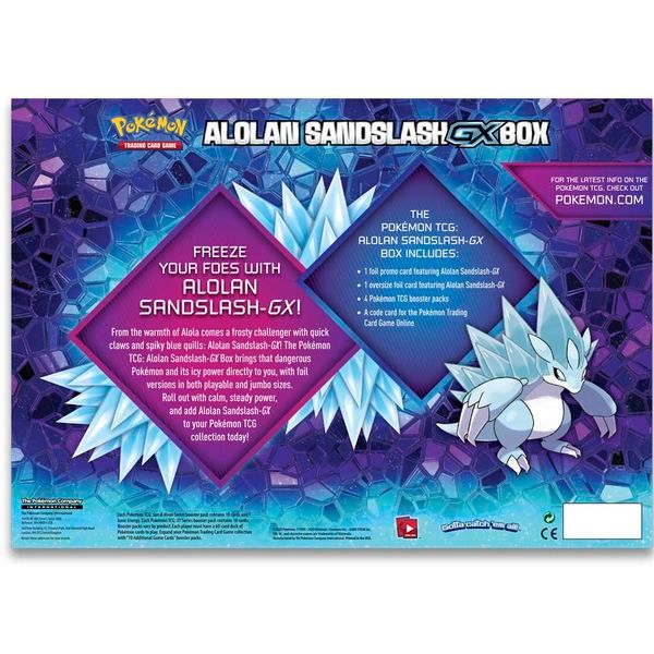  PB118 - Thẻ Bài Pokemon Alolan Sandslash-GX Box 