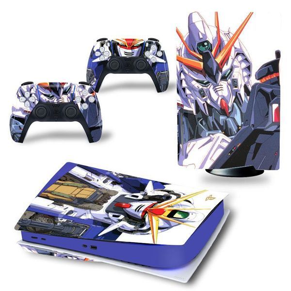  Skin dán trang trí chống trầy Gundam cho máy PS5 Standard 