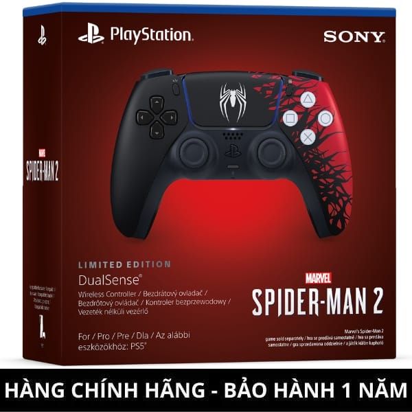  Tay cầm không dây DualSense Marvel's Spider-Man 2 chính hãng Sony Việt Nam 