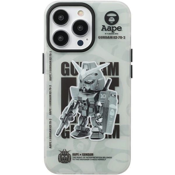  Case ốp cho iPhone 14 Pro hình Gundam x Aape 