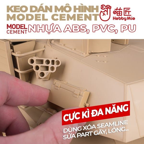  Keo dán mô hình nhựa Hobby Mio Model Cement Extra Thick - High Viscosity 40ml 