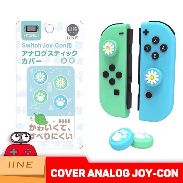  Cover Analog Joy-con IINE Animal Crossing (Nintendo Switch / Switch Lite) 