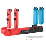  Đế sạc Joy-con 6 trong 1 gắn Dock Nintendo Switch DOBE - Đỏ Đen - TNS-0122 