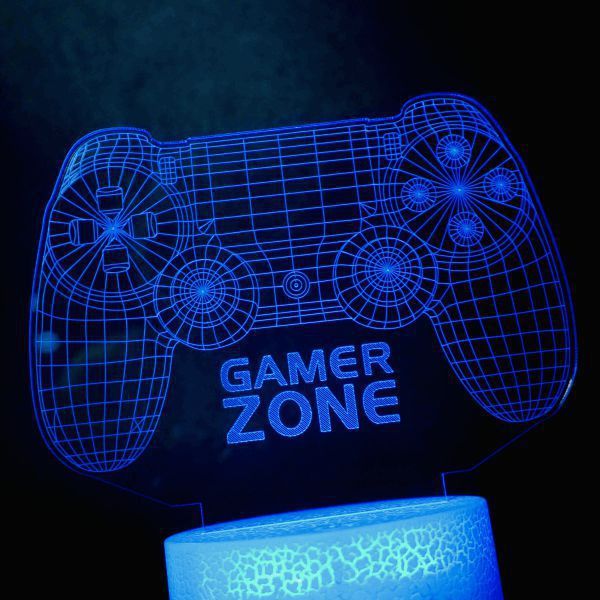  Đèn LED RGB trang trí bàn Gaming Controller tặng kèm remote 
