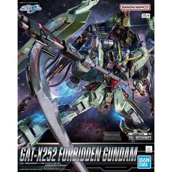  GAT-X252 Forbidden Gundam - Full Mechanics 1/100 - Mô hình Gunpla chính hãng Bandai 