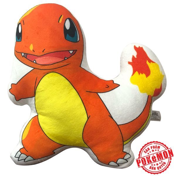  Gối Pokemon Charmander - Hitokage - Đồ chơi Pokemon chính hãng 