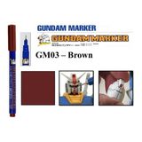 Gundam Marker GM03 - Brown Nâu - Bút kẻ lằn Gundam 