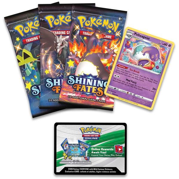  PB135 - Pokemon TCG Shining Fates Mad Party Pin Collection - Polteageist 