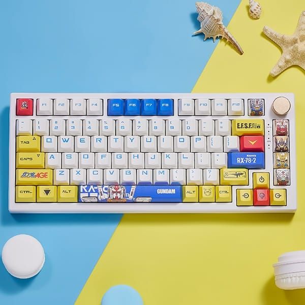  Bộ Keycap bàn phím cơ Gundam RX-78-2 PBT Full Set 126 nút 