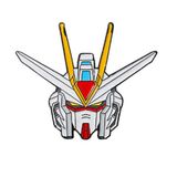  Huy hiệu pin cài áo hình đầu Mobile Suit Gundam 