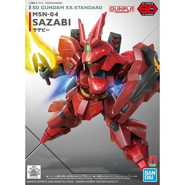  Mô hình lắp ráp Sazabi ( SD EX-Standard ) chính hãng Bandai 