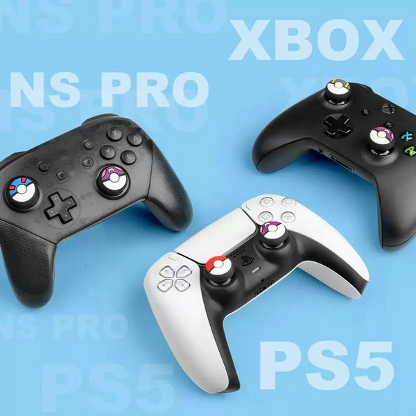  Cover analog Pro Controller Nintendo Switch PokeBall Set dùng được PS4, PS5, Xbox 