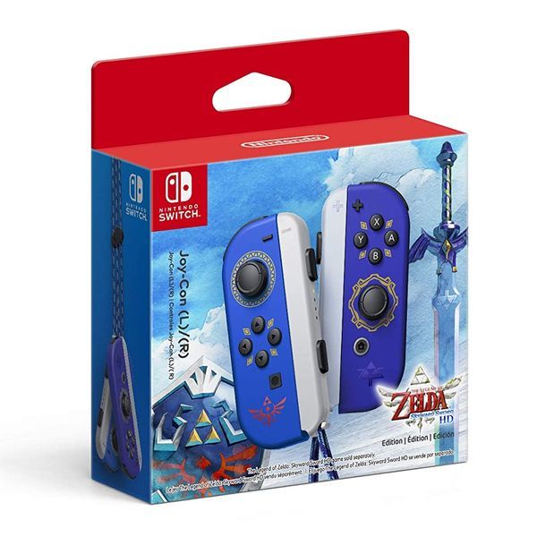  Joy-Con Controller Set - Zelda Skyward Sword HD Edition Nintendo Switch 