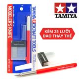  Dao cắt gọt ghẻ mô hình Tamiya Modeler's Knife RED cao cấp 69938 
