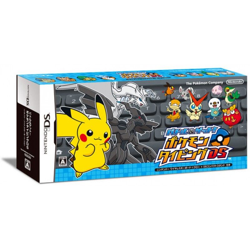  DS001D - LEARN WITH POKEMON: TYPING ADVENTURE (JAPAN - BLACK) 