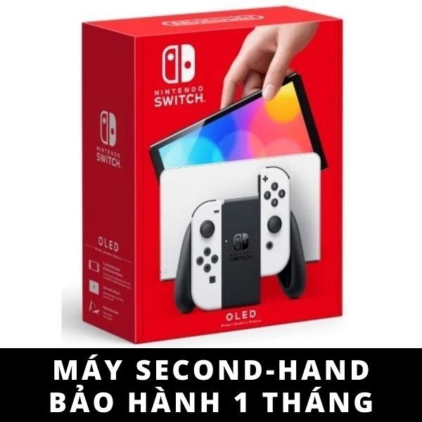 Máy Nintendo Switch OLED White cũ Secondhand giá rẻ nhất Game & Hobby