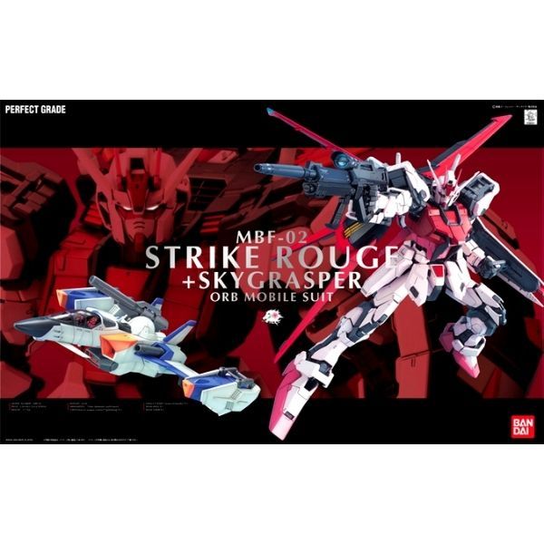  MBF-02 Gundam Strike Rouge + Sky Grasper ORB Mobile Suit (PG - 1/60) 