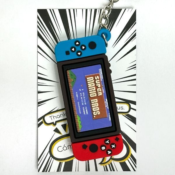 Móc khóa mô hình Nintendo Switch Mario