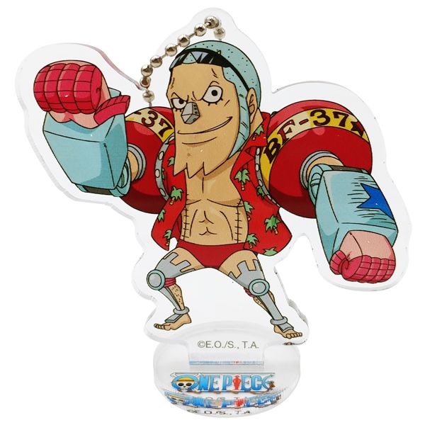  Móc khóa mô hình standee Franky One Piece - hàng bản quyền chính hãng 