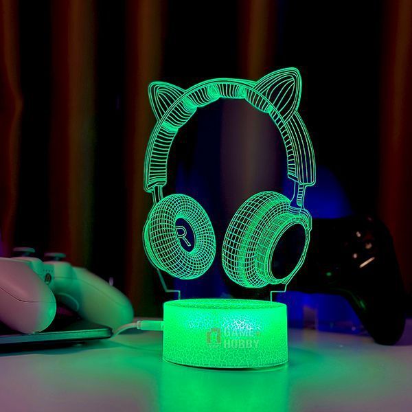  Đèn LED RGB trang trí bàn Gaming Headphone tặng kèm remote 