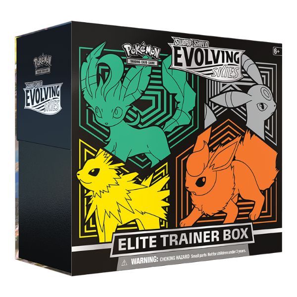  PE38 - Bài Pokemon TCG Evolving Skies Elite Trainer Box - Jolteon Flareon Umbreon Leafeon 