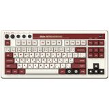  Bàn phím cơ 8BitDo Retro Mechanical Keyboard - FAMI Edition - Multi-modes / Hotswap / Kailh Box White V2 