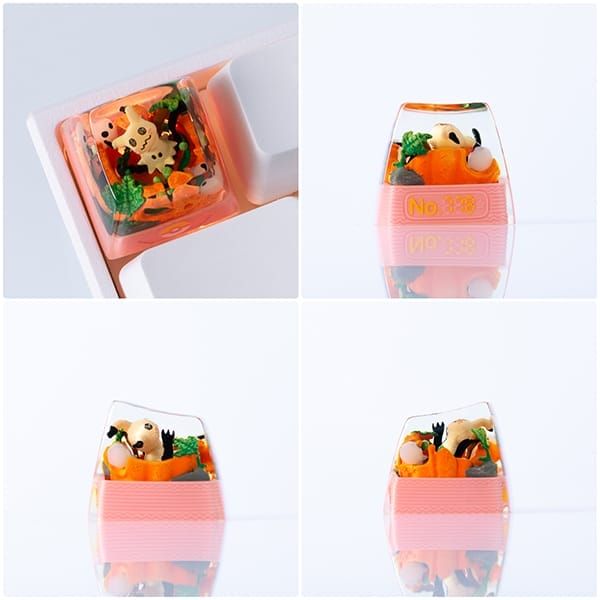  Nút Keycap Artisan Resin Pokemon Terrarium Vol 1 