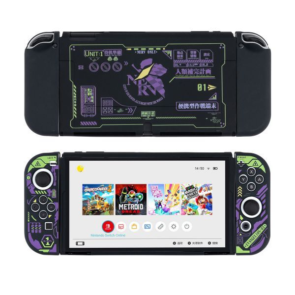 Case p l ng Nintendo Switch OLED h nh Evangelion Silicon nShop