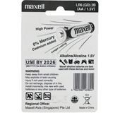  Pin Maxell Alkaline Super LR6 (AA) - Vỉ 2 viên 