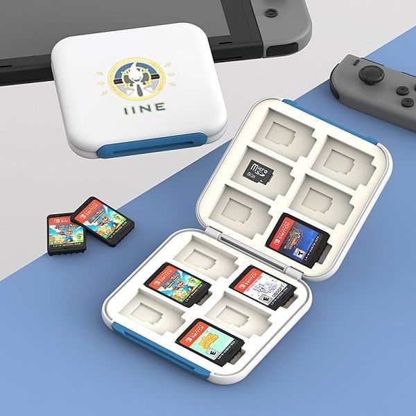  Hộp đựng băng game Nintendo Switch nắp từ tính 12 ngăn IINE - Pokemon Legend Arceus 