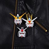  Huy hiệu pin cài áo hình đầu Mobile Suit Gundam 