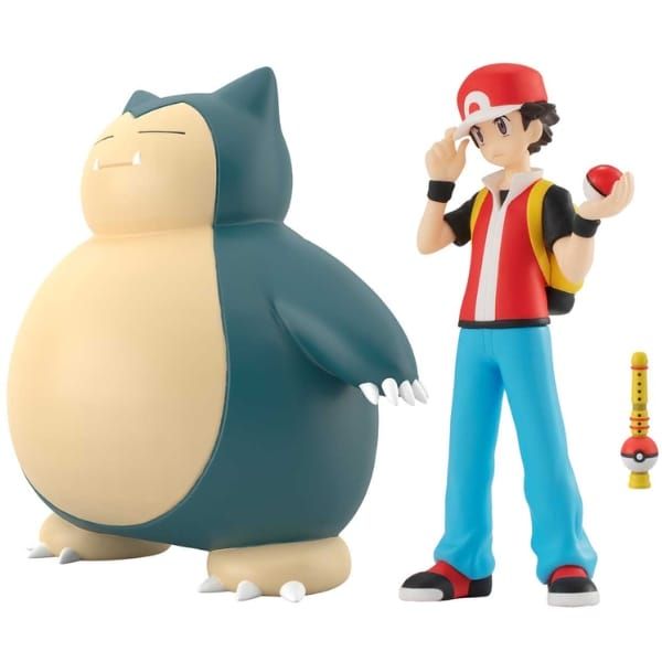  Pokemon Scale World Kanto Region Red & Snorlax & Pokemon Flute 